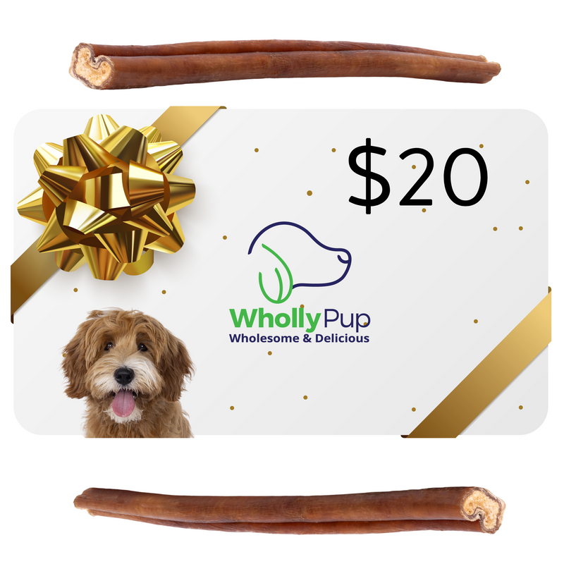 5 Thin 6" Bully Sticks + $20 Gift Card