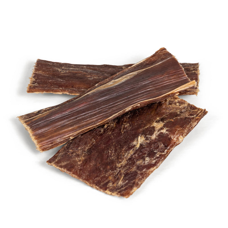 3 - 5 Inch Beef Gullet Jerky Strips, 1 pound